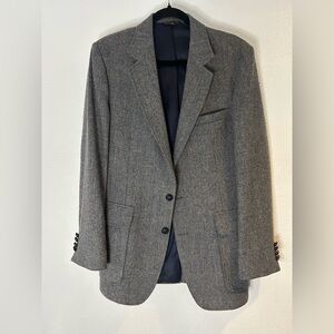 Imperial Haggar Gray Wool Blazer Size 40R
